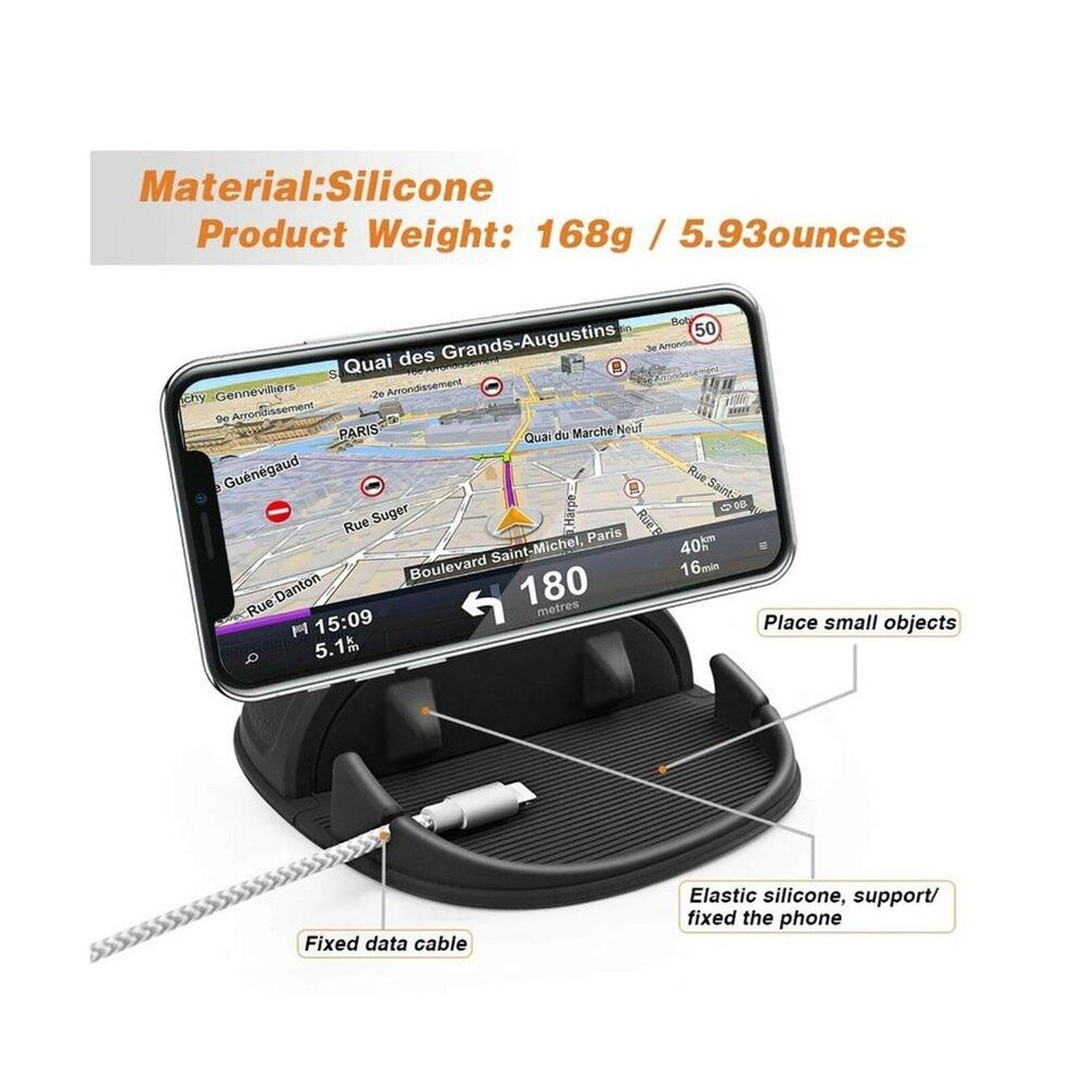 Loncaster Silicone Car Mount Phone Dashboard Pad Holder - Picture 6 of 13